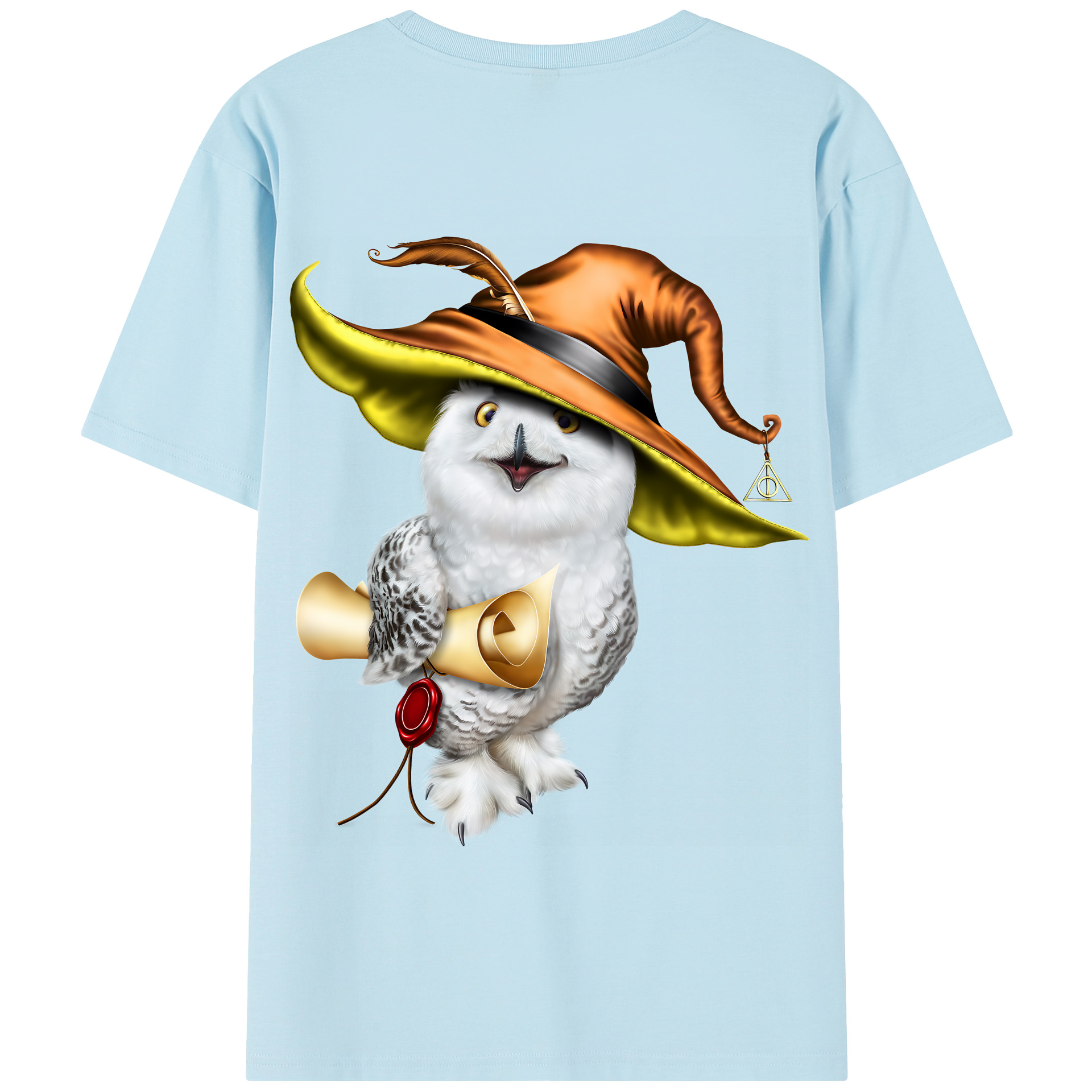 （画像用） Harry Potter ハリー・ポッターシリーズ 綿100％半袖Tシャツ（背面プリント）